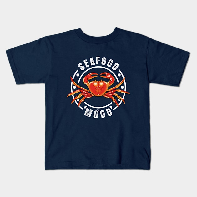 Seafood lover - Crab illustration Kids T-Shirt by TMBTM